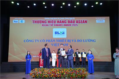 CÔNG TY CỔ PHẦN THIẾT BỊ VÀ ĐO LƯỜNG VIỆT NAM NHẬN GIẢI “THƯƠNG HIỆU HÀNG ĐẦU ASEAN 2025