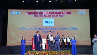 CÔNG TY CỔ PHẦN THIẾT BỊ VÀ ĐO LƯỜNG VIỆT NAM NHẬN GIẢI “THƯƠNG HIỆU HÀNG ĐẦU ASEAN 2025