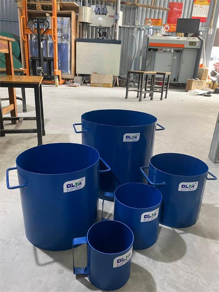 Thùng đong thể tích vật liệu 