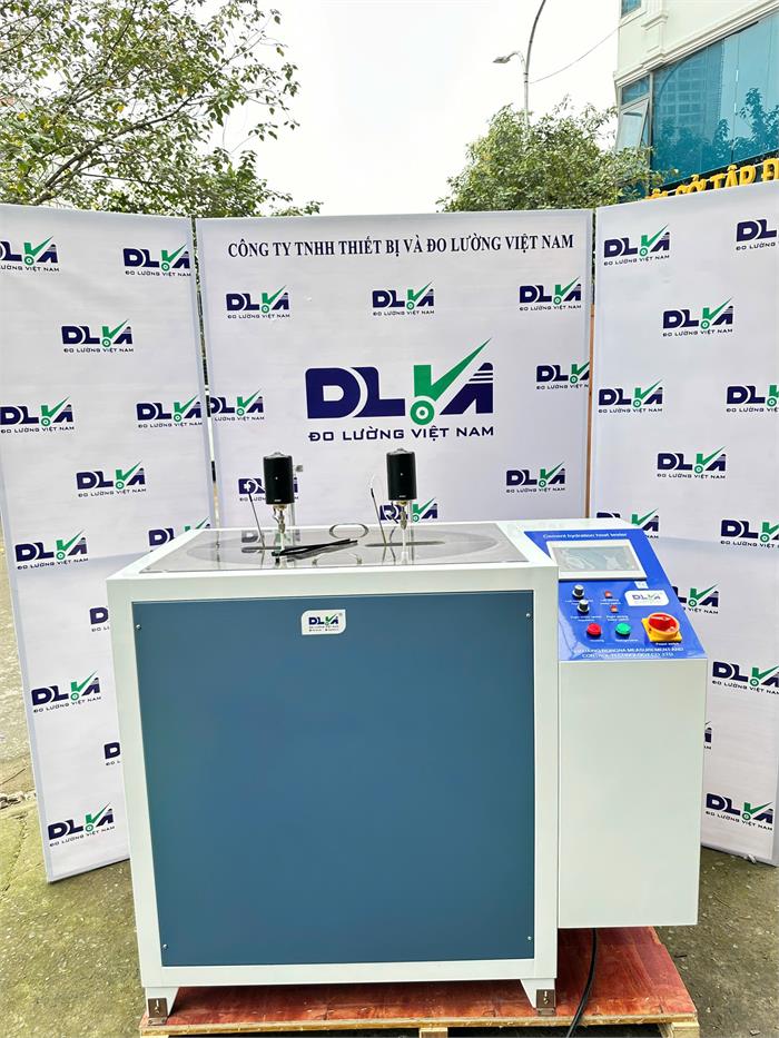 Thiết bị thử nghiệm nhiệt thuỷ hoá xi măng (Bản cao cấp tiêu chuẩn xuất khẩu, hiển thị tiếng Anh) Model: SHR-650A -SHAOXING