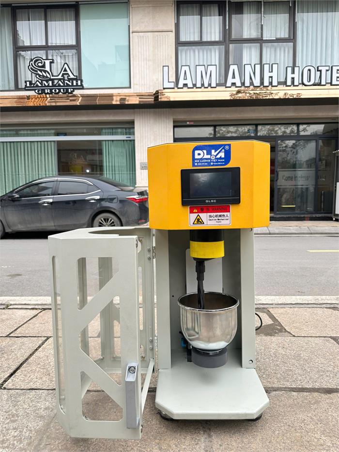 Máy Trộn Xi Măng Tự Động NJ-160S Màn Hình Cảm Ứng LCD