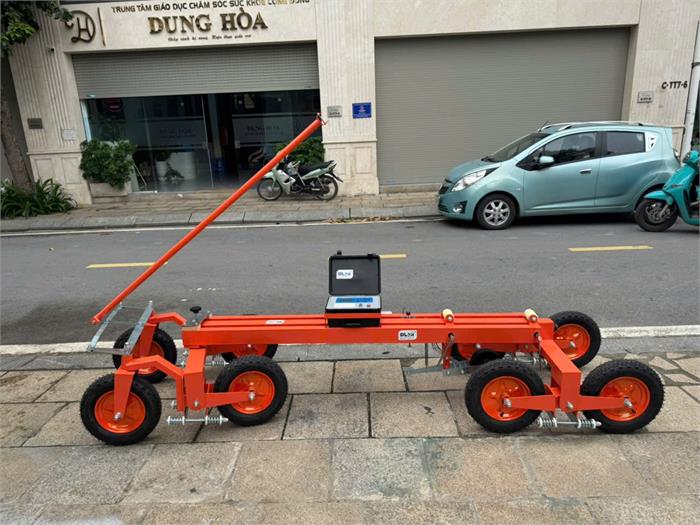 Thiết bị thử nghiệm độ gồ ghề của mặt đường, bộ điều khiển  bản Tiếng Anh(loại 8 bánh xe ) (IRI)