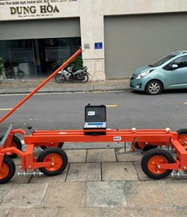 Thiết bị thử nghiệm độ gồ ghề của mặt đường, bộ điều khiển  bản Tiếng Anh(loại 8 bánh xe ) (IRI)