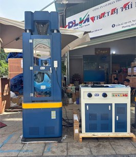 Máy kéo nén cáp, thép 100 tấn kết nối PC (Bản cao cấp, ngàm kẹp dài, công suất động cơ lớn)