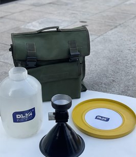 Phễu Rót Cát Hiện Trường